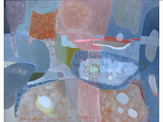 Approach To An Island by Winnifred Hudson (1905-1996)