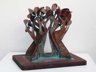 Sun and Five Trees by Satoru Abe (1926-2025)