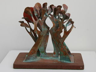 Sun and Five Trees by Satoru Abe (1926-2025) (View 2)