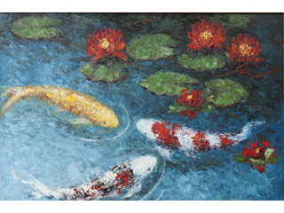 Multi Koi by Ann Good