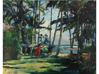 Laundry Day by Peter Hayward (1905-1993)