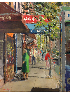 Chinatown, Honolulu by Peter Hayward (1905-1993)