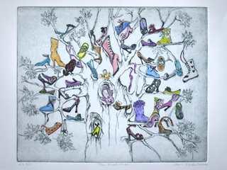 The Shoe Tree ev 4/15 by Ann Kondo Corum