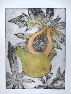 Papaya  ev 5/15 by Ann Kondo Corum