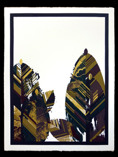 Hanafuda Composition XI by Jonathan Yukio Clark