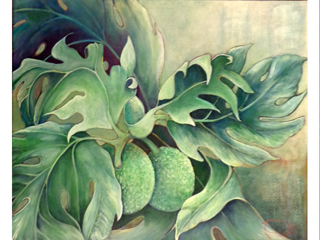 Moody Blue ... Breadfruit by Patricia Field