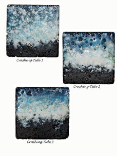 Crashing Tide by Cindy  Bloomfield Black (View 2)