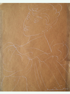 Untitled Portrait by Madge Tennent (1889-1972)