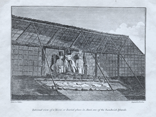 Interview of a Marai or Burial Place by John Webber