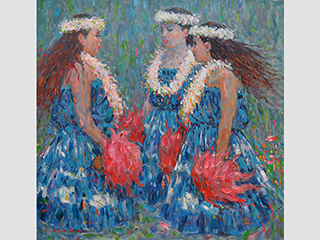 Young Dancers in Blue by Victor  Gao