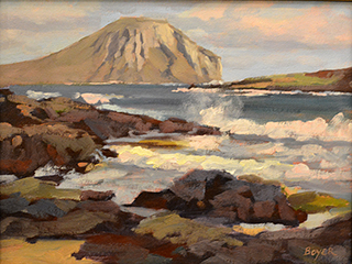 Makapuu Splash by Lynne Boyer