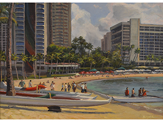 Paena Wa'a Waikiki by Lynne Boyer
