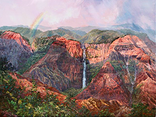 Waimea Canyon by Betty Hay Freeland (1941-2023)