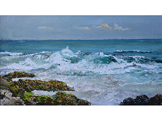 Untitled:  Waves by Peter  Hayward (1905-1993)
