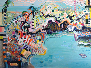 Backyard View 4, Hidden Garden by Ellen Dieter