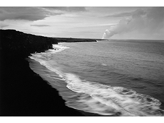 Wave, Sand Steam Cloud - Volcano B.I. 1993 by Franco Salmoiraghi