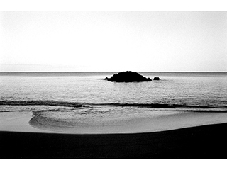 Ocean & Beach at Puako B.I. 1975 by Franco Salmoiraghi