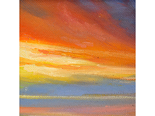 Striped Sunset by Isis  Godfrey