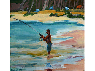 Lawai'a Study at Homeless Camp by Page Chang