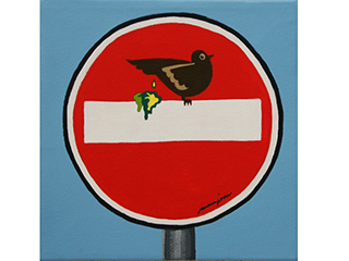 Tagged Sign #1 (Florence, Italy) by Ingrid Manzione