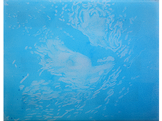 Blue Silhouette #2 by Carol Bennett