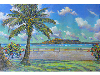 Kahala Diamond Head From Portlock by Russell Lowrey
