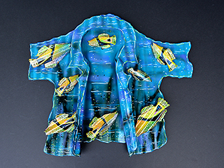 Humu Humu Aloha Shirt by Bernard  Moriaz
