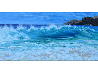 Sandy Beach, Late Afternoon by Carol Collette