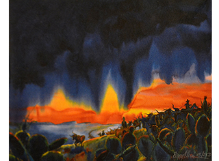 The Trail North by Peggy Chun (1946-2008)
