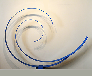 Wave - Blue  by George Newton