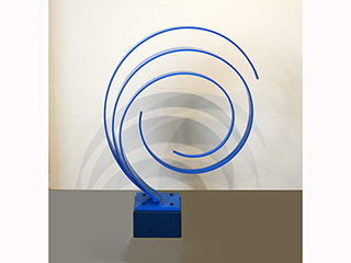 Wave - Blue (Small) by George Newton