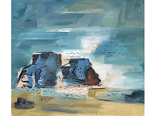 Untitled:  Seascape by John Young (1909-1997)