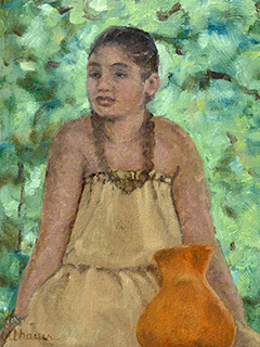Girl with Ipu- 1 by Nancy Vilhauer