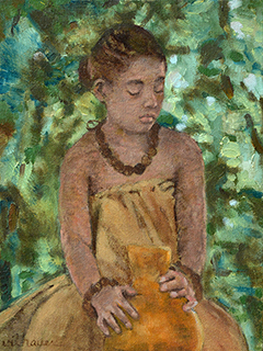 Girl with Ipu-2 by Nancy Vilhauer