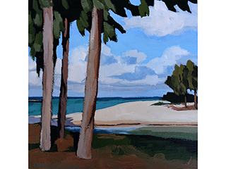 Afternoon At The Beach by Brenda Cablayan