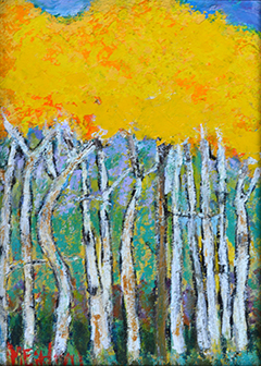 Yellow Trees by Anthony  Mendivil
