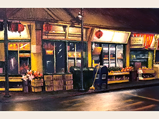 Chinatown Nights 3 by Sandra Blazel