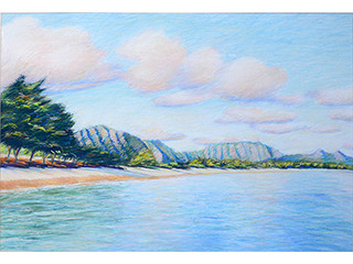 Perfect Day in Waimanalo by Tom Smith