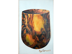 Koa Calabash by Peggy Chun (1946-2008)