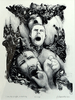 I am the people, marching by Barbara Okamoto