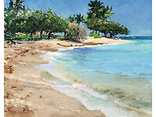 Malaekahana by Peter Hayward (1905-1993)