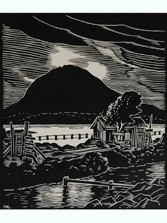 Untitled: Koko Head  by Huc Luquiens (1881-1961)