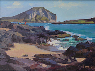 Makapu'u Lava and Sand by Lynne Boyer