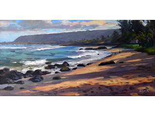 Leftover's Morning Shadows by Lynne Boyer