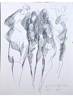 Four Figures by John Young (1909-1997)