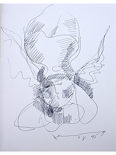 Angel Lying on her Stomach by John Young (1909-1997)