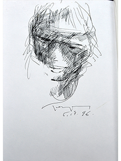 Shadowed Portrait I by John Young (1909-1997)