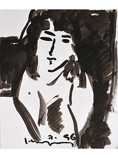 Portrait of a Woman by John Young (1909-1997)