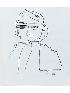 Portrait of a Woman 3 by John Young (1909-1997)