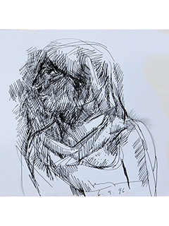 Portrait of Woman 5 by John Young (1909-1997)